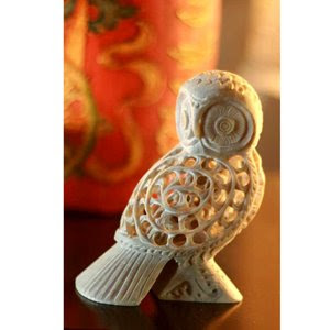 Novica Mother Owl Sculpture