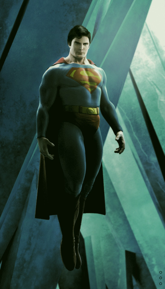 superman 3d model