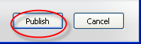 Publish button