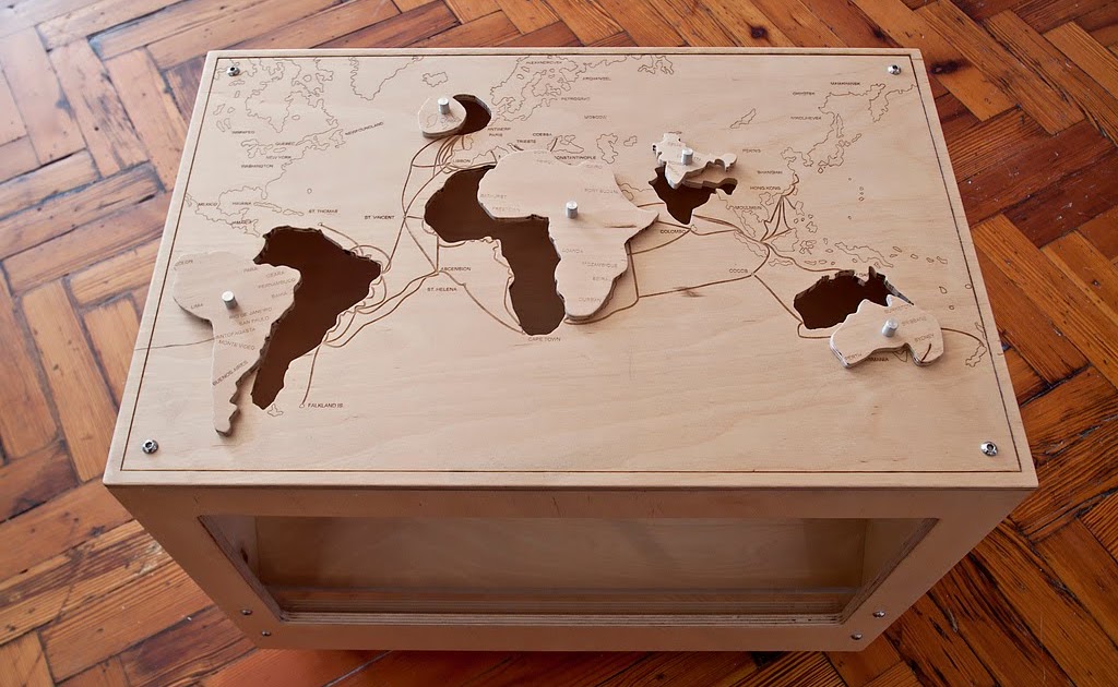 TLC World Map Cutout Jigsaw Interactive