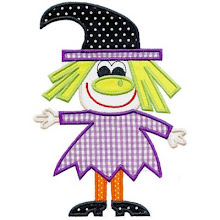 Cute Witch applique