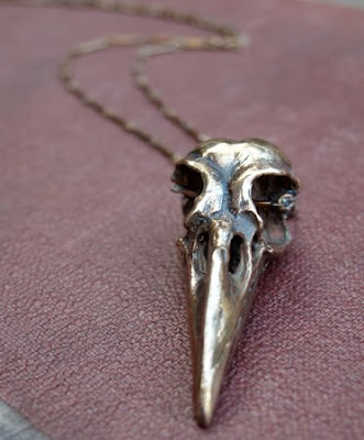 Crow Skull Necklace