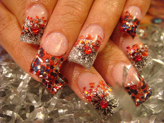 CUTE CHRISTMAS NAILS 2010 | Nails Acrylic
