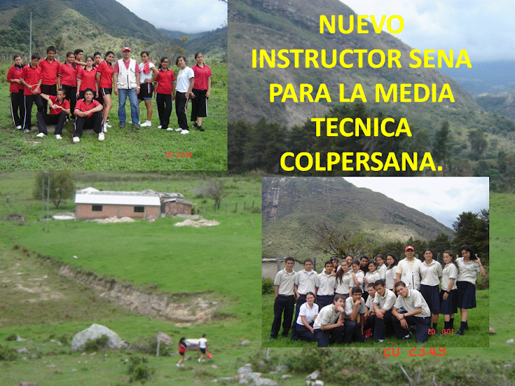 NUEVO INSTRUCTOR SENA EN COLPERSO HERRAN