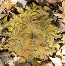 The "Greenlady" crowned in leaves