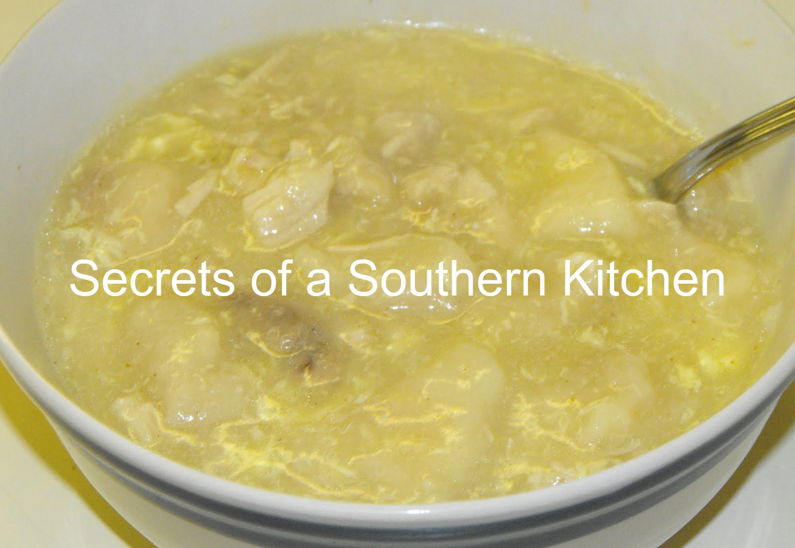 chicken and dumplings.