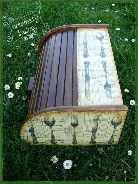 Paneras de madera, Cajas decoradas, Cajas de madera