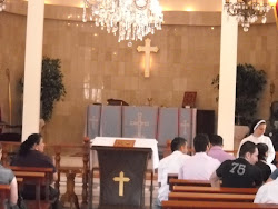 Interior of Assyrian Church on Mt. Lebanon