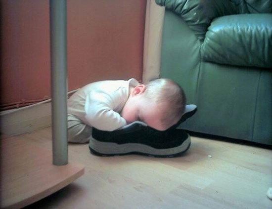 Cute Baby girl boy asleep so Hard photo 02