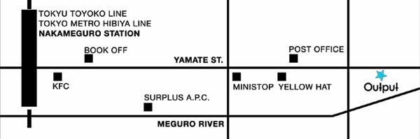 Output Shop Map