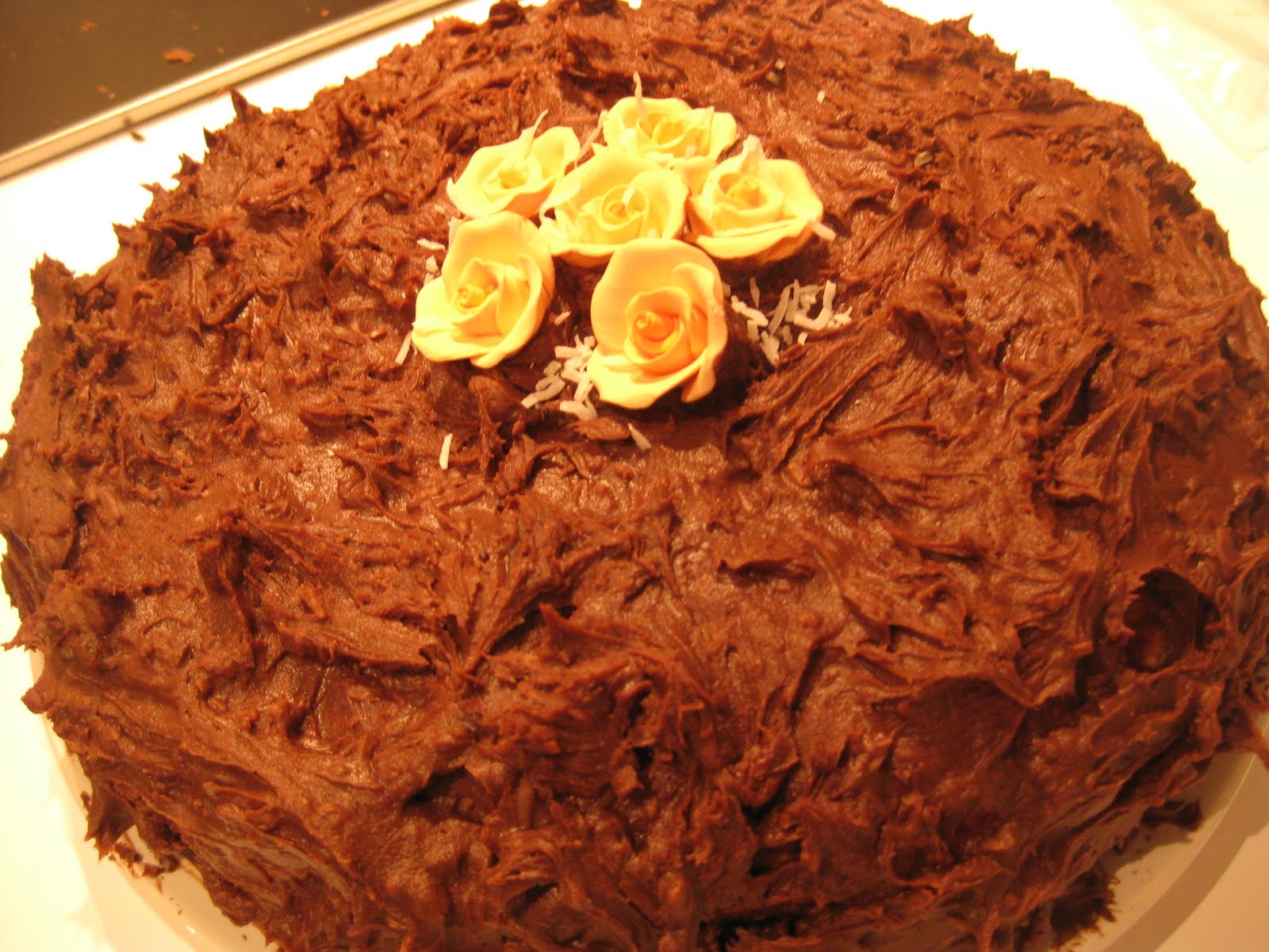 Birthday Coconut Layer Cake