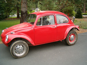 Jeremy's Red Baja Bug