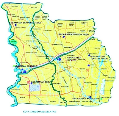Map Kota Tangerang