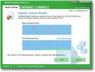 WinMend Registry Defrag - free registry defragmentation