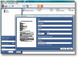 PaperArchiver - scan, encrypt and compress documents 