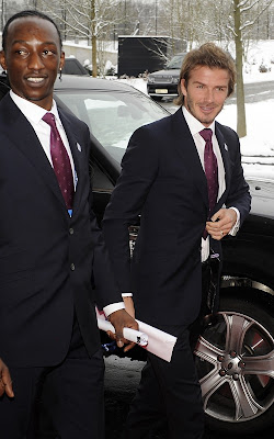 David Beckham at the World Cup Announcement Event Pics