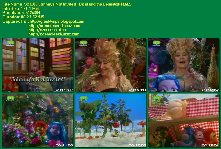 Ο ΤΖΟΝΙ ΚΑΙ ΤΑ ΞΩΤΙΚΑ - JOHNNY AND THE SPRITES - S02E09 - Johnnys Not Invited - Basil And The Beanstalk N.M.S. (ΕΤ1)