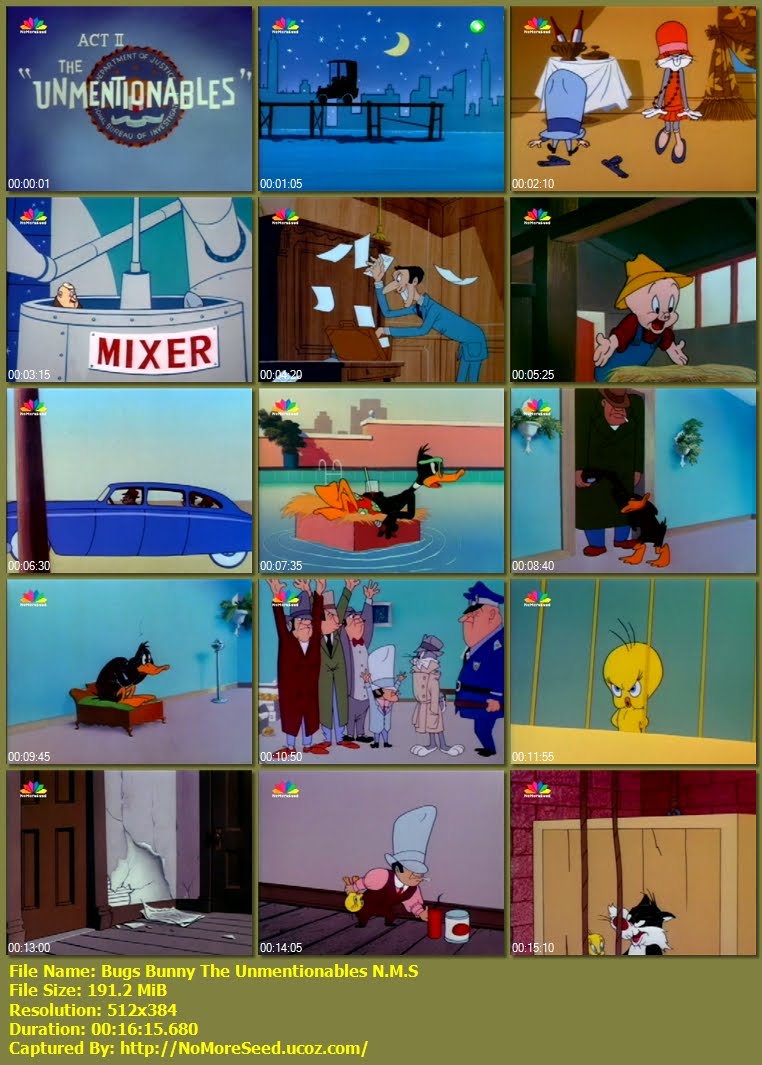 Μπαγκς Μπάνι Οι Αδιάφθοροι Bugs Bunny The Unmentionables (1963) N