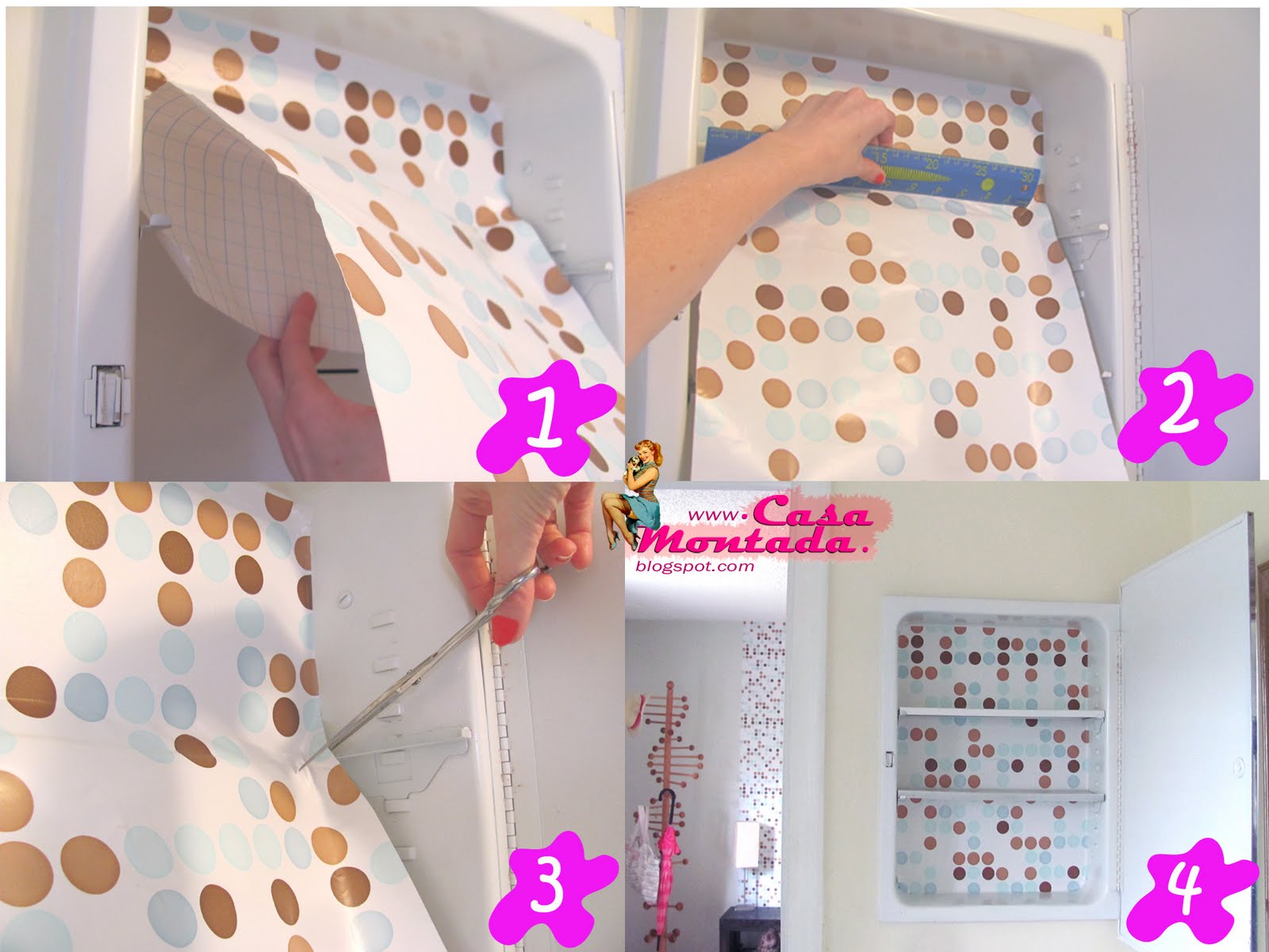 decorar banheiro velho:Depois de tirar as prateleiras comece aplicar o papel contact,o decorar banheiro velho:Depois de tirar as prateleiras comece aplicar o papel contact,o