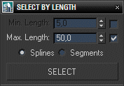 Select by length interface