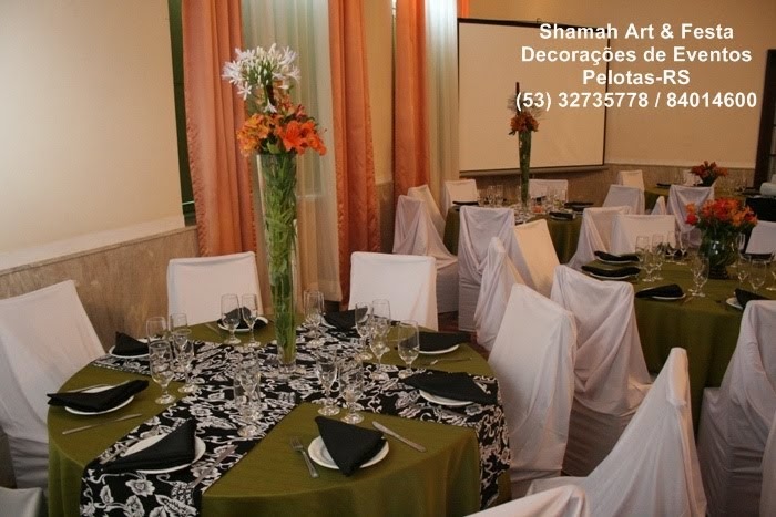 Decoração Pelotas decoração de formatura preto, verde,laranja e Decoração Pelotas decoração de formatura preto, verde,laranja e