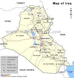 Iraq map