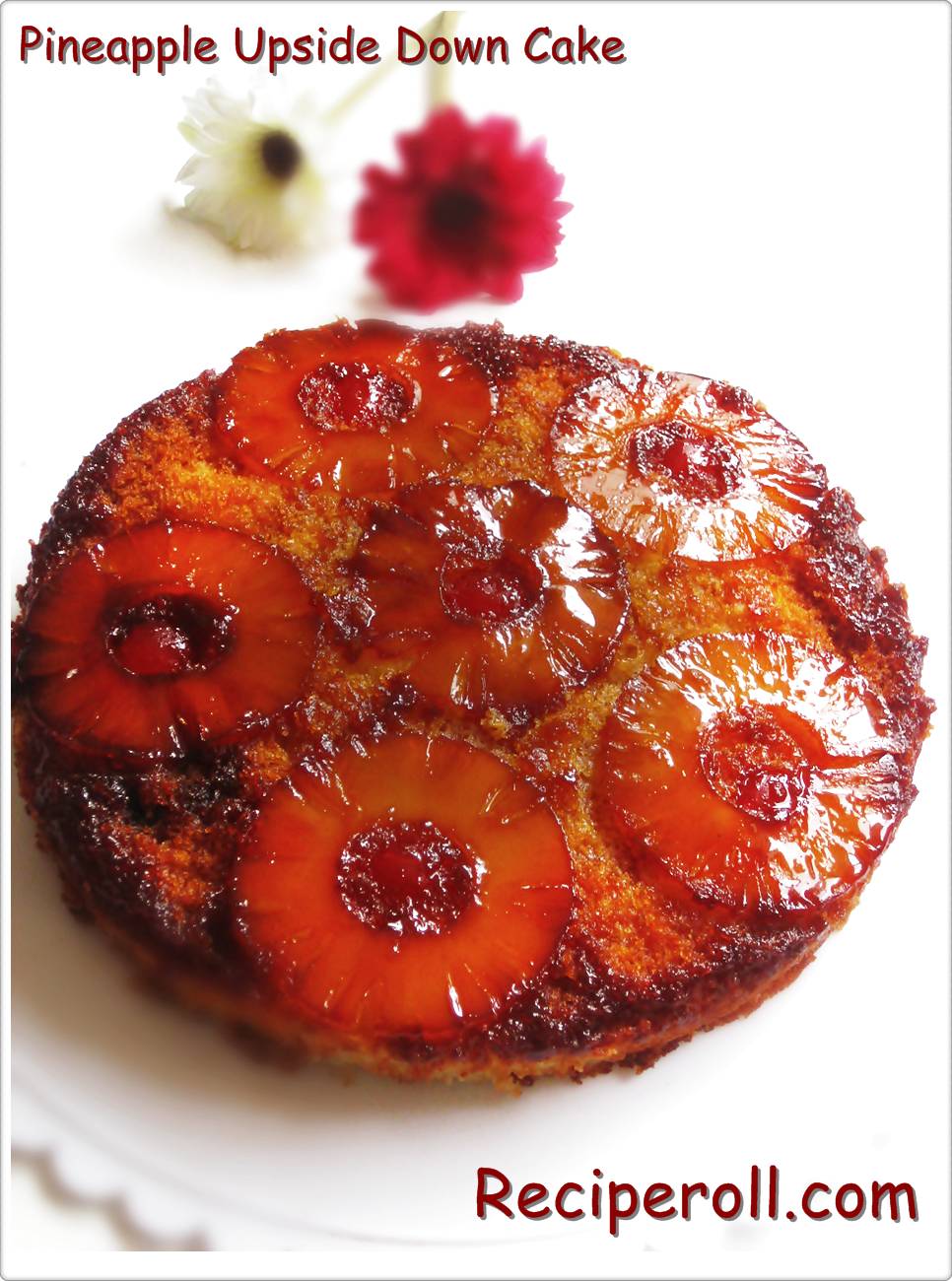 Pineapple Upside Down Cake With Caramel