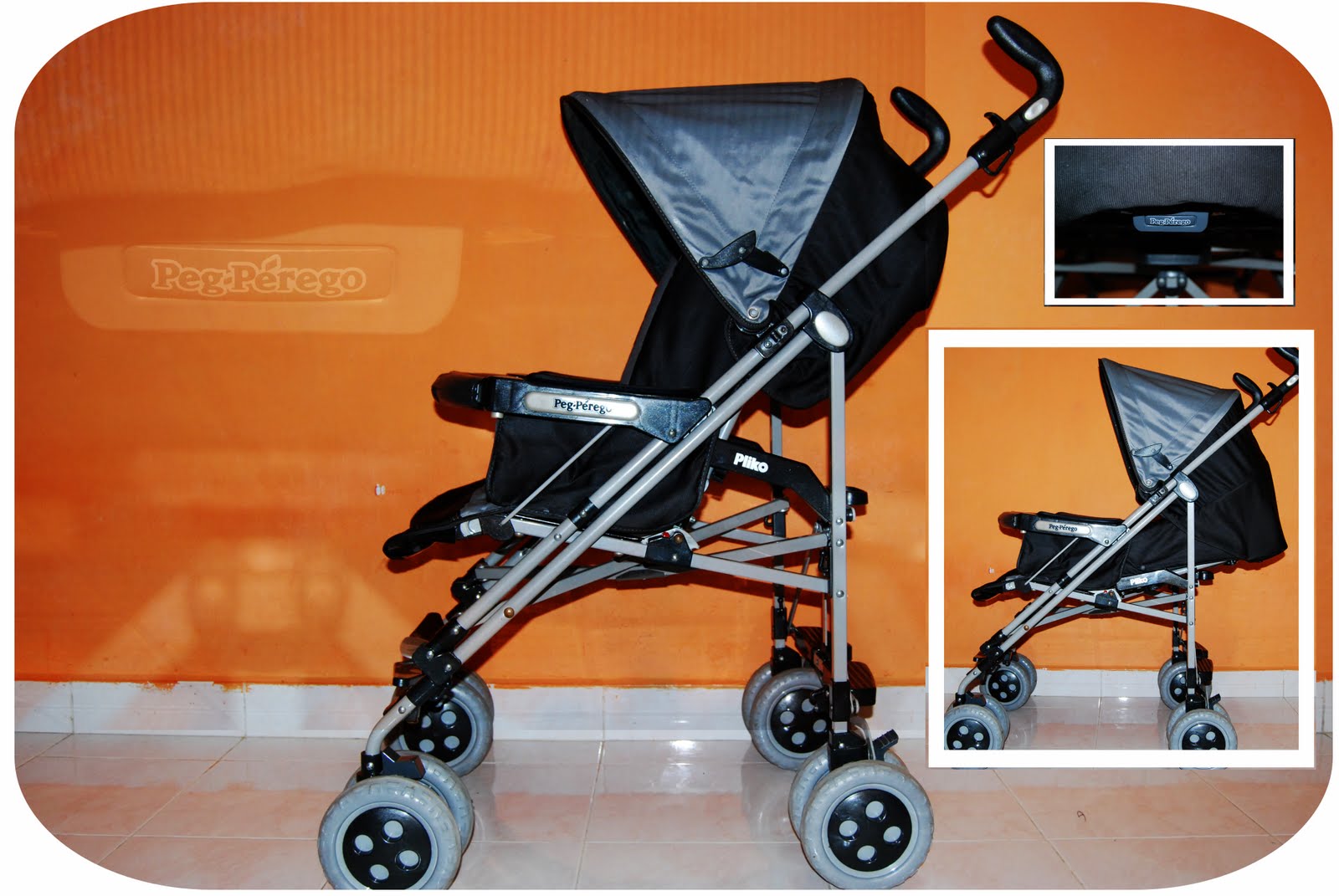 crazybranded PEG PEREGO PLIKO MATIC STROLLER