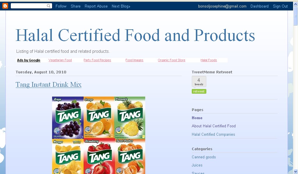 Cogito Ergo Sum: Halal Certified Food Listing is now available