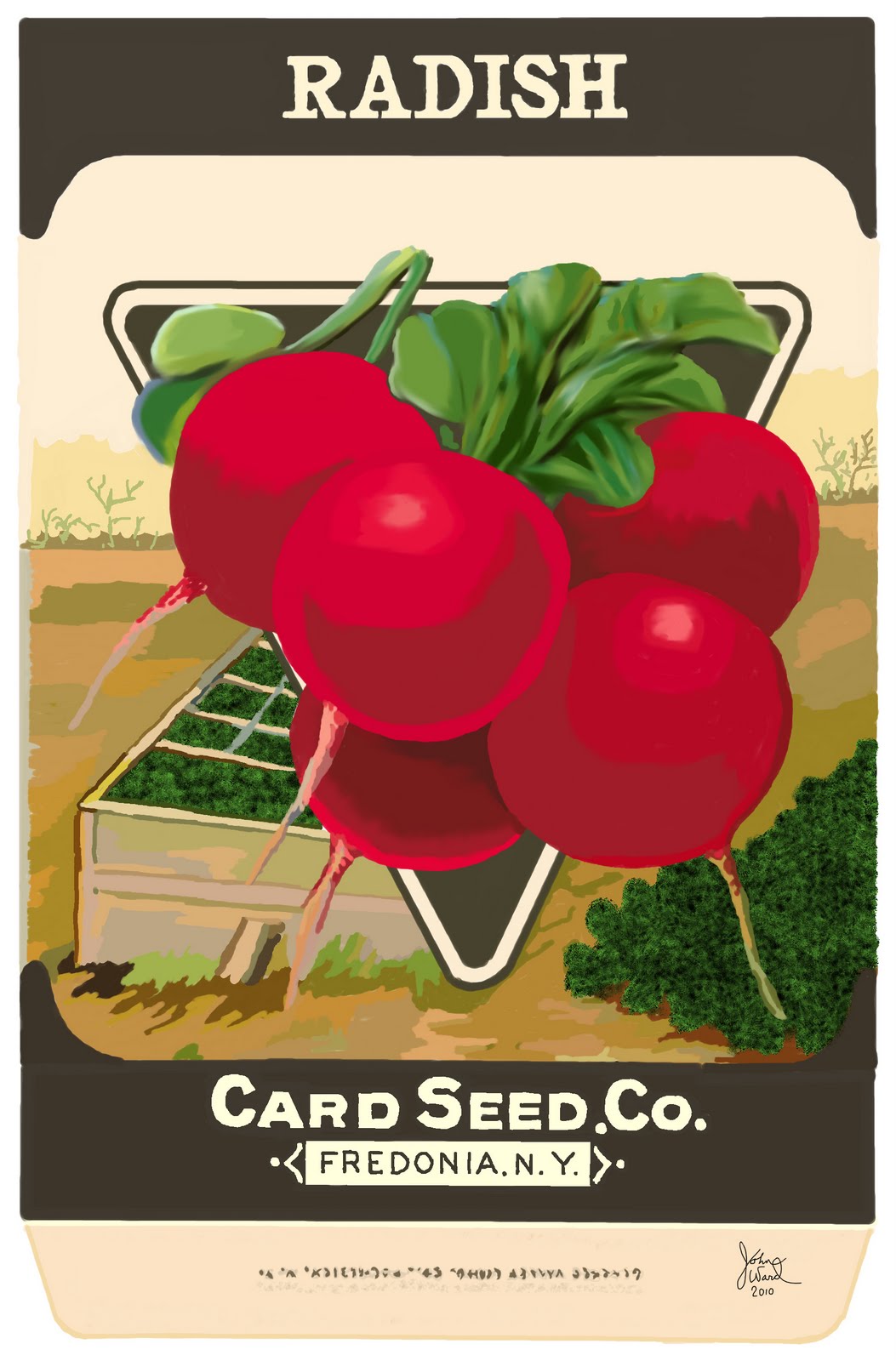 JW's Journal Art Blog Radish Seed Card Seed Co.