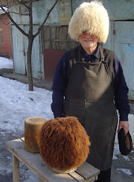 Hat Maker Having Fun Posing