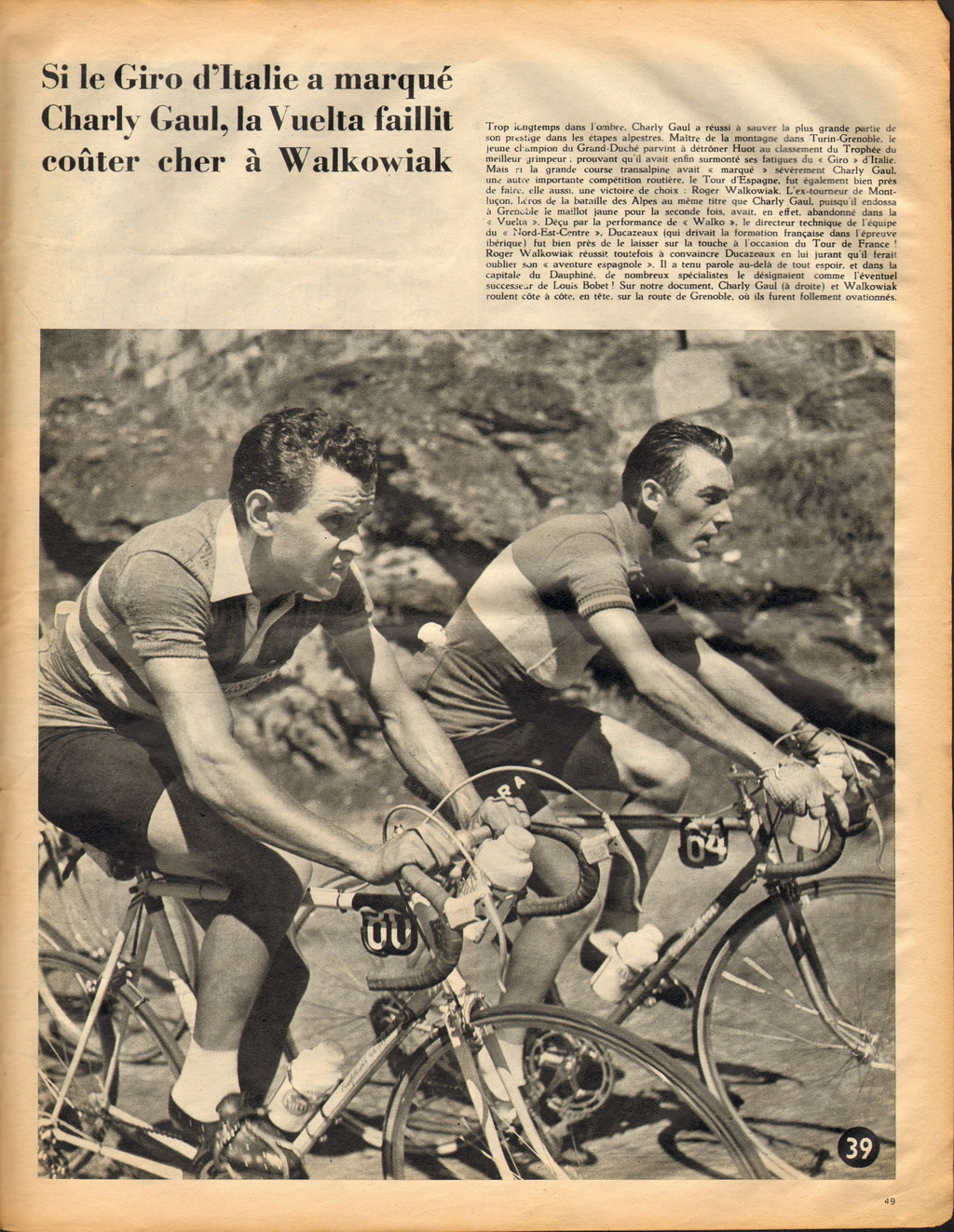 Cycling Passions 43rd Tour de France 1956