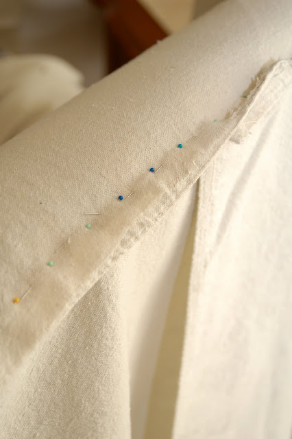 tips on sewing with drop cloths | drop cloth curtains | drop cloth slipcovers | miss mustard seed