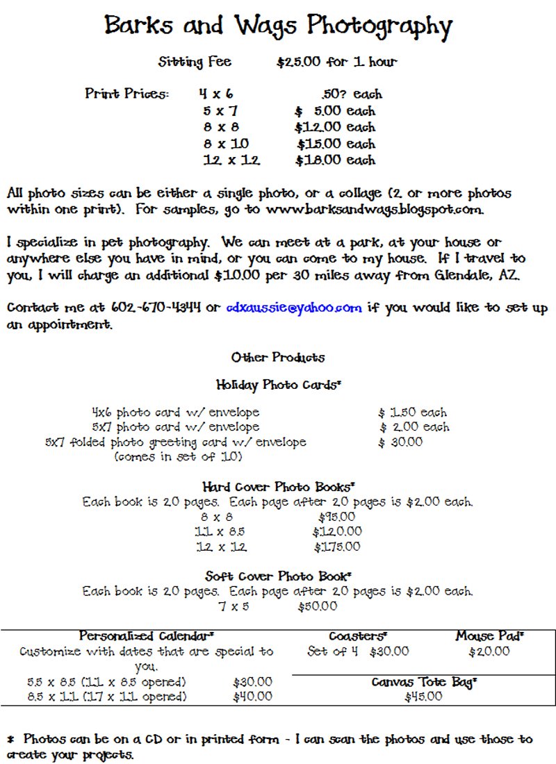 photography price list the gallery for gt photography price list exles photography price list the gallery for gt photography price list exles