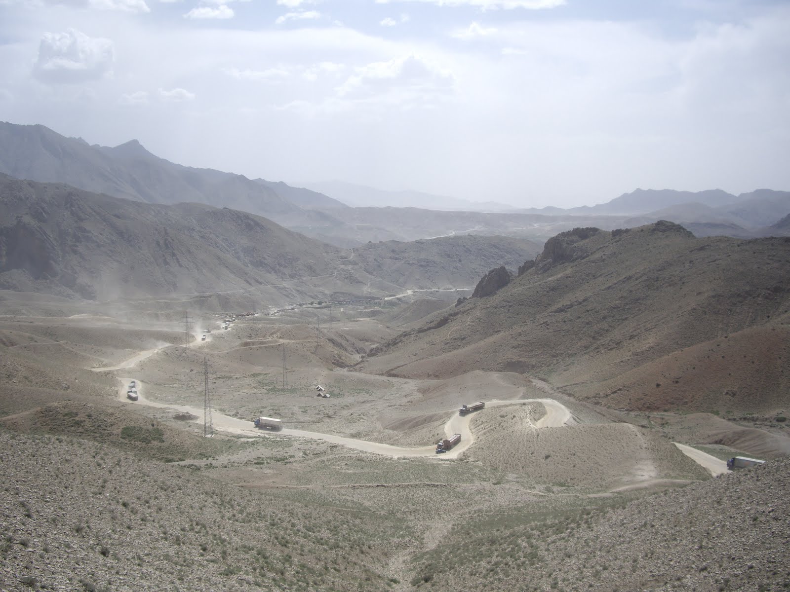 Monitoring Containers from Our Post on Summit of Lataband Pass Kabul