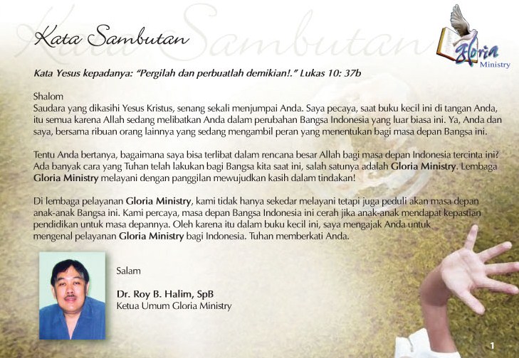 Gloria Ministry November 2009 Gloria Ministry November 2009