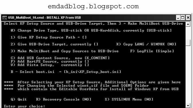 Cara Install Window Xp Dari Flash Disk Recovery Cara Install Window Xp Dari Flash Disk Recovery