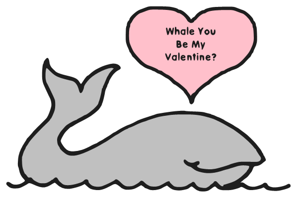 whale cartoon cute. whale cartoon cute. Whale you be my Valentine!