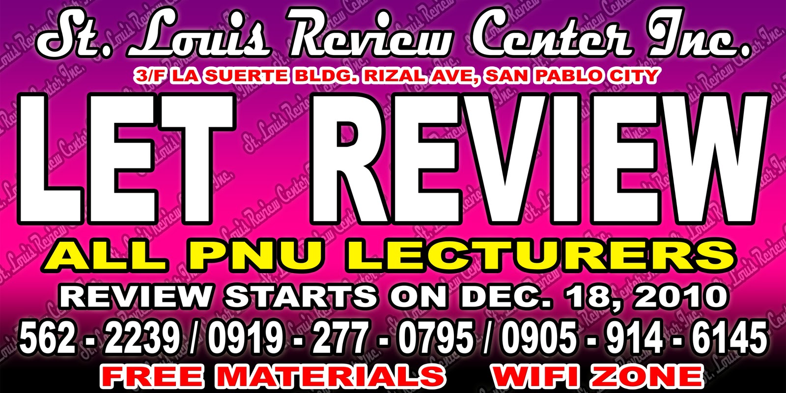 Louis Review Center Inc Louis Review Center Inc