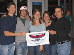 David, Dani, Tamar, Carolyn and Michael at the Hawks game