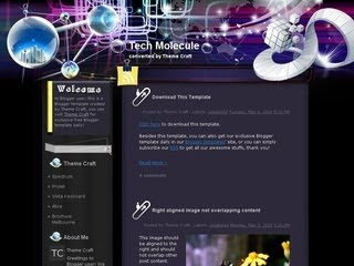 Tech+Molecule Download Best Template Premium Blogger