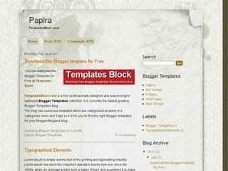 papira+blogger+template