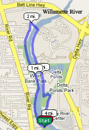 Map run delta ponds