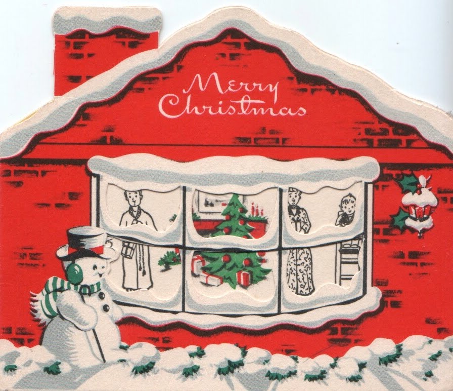 Vintage Christmas Card Merry Christmas Vintage Vintage Christmas Cards Christmas Ephemera