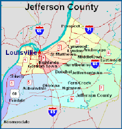 Louisville real estate areas