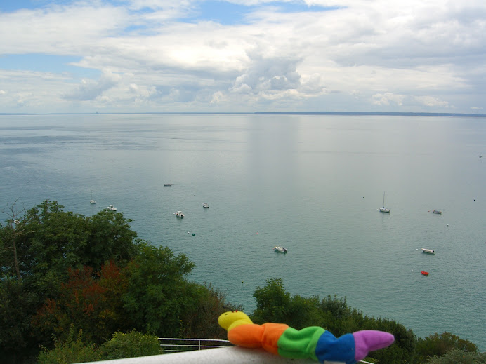 The Bay of Cancale/Mont St. Michele, from our house!