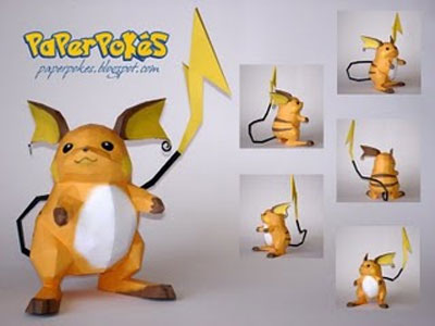 Buizel Paper Craft Template Buizel Paper Craft Template