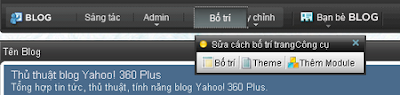Cách tạo Blog Yahoo 360 Plus
