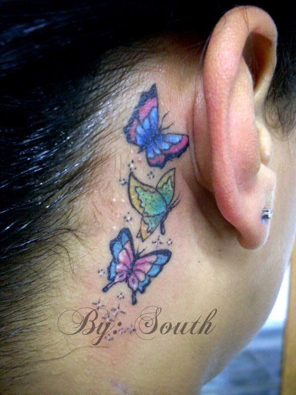 Marcadores: borboleta, libélula tattoo, South Gama, tatuagem