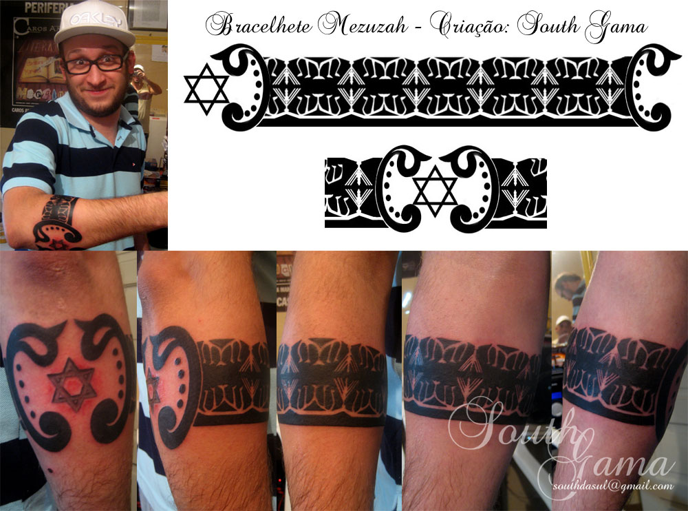South Gama Tattoo Mezuzah Free Hand